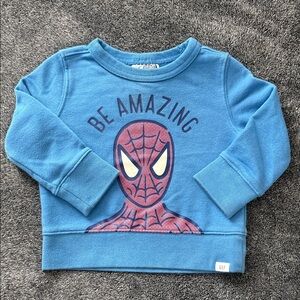 GAP Blue Spider-Man Sweatshirt for Kids